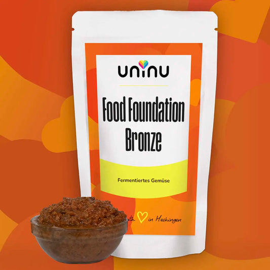 uninu - Food Foundation Bronze: Schnell, aber trotzdem richtig gut gekocht: Mit fermentiertem Wurzelgemüse & feinem Urmeer-Steinsalz. Bringt deine Soßen auf den Punkt. Jetzt bestellen! 