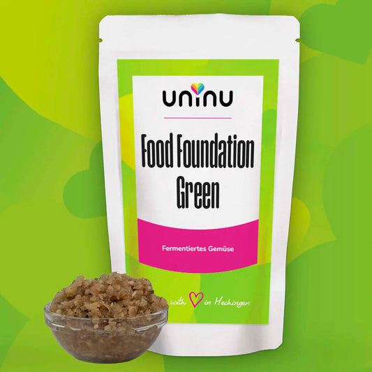 uninu - Food Foundation Green: Das Original! Fermentiertes Wurzelgemüse + feines Urmeer-Steinsalz. Ideal als schnelle Suppengrundlage, Trinkbrühe oder Marinade. Jetzt bestellen!
