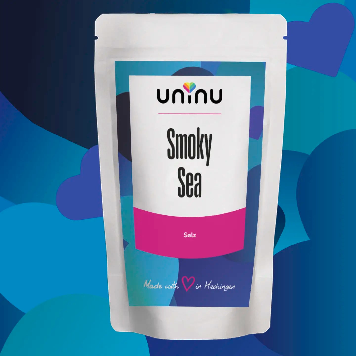 uninu - Smoky Sea - Rauchsalz:
Meersalz aus dem Toten Meer, langsam & schonend über skandinavischem Buchenholz geräuchert: Gourmet-Rauchsalz, perfekt zum Verfeinern oder als rauchiges Finish.